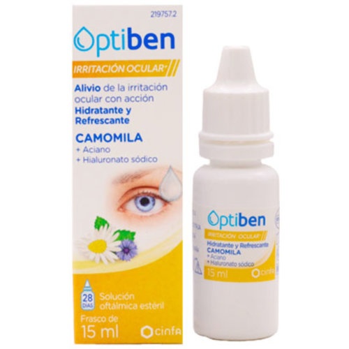 Optiben irritacion ocular+ 1 frasco 15 ml