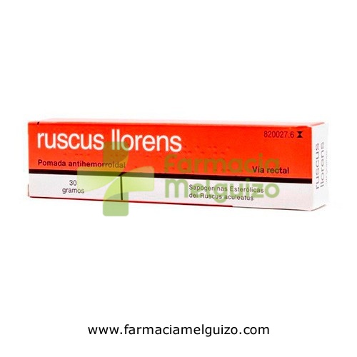 RUSCUS LLORENS POMADA RECTAL , 1 tubo de 30 g