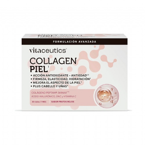 Vitaceutics collagen piel 30 viales 25 ml sabor frutos rojos