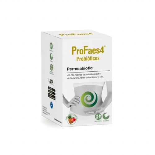 Profaes4 permeabiotic 14 sobres 6,1 g sabor frutas tropicales