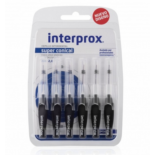 Cepillo espacio interproximal interprox 4g super conico 6 unidades - interprox 4g super