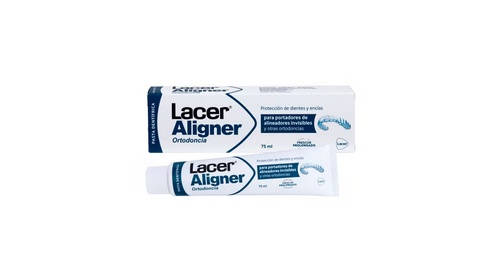 Lacer aligner ortodoncia pasta dentifrica sin coloracion 1 tubo 75 ml sabor menta