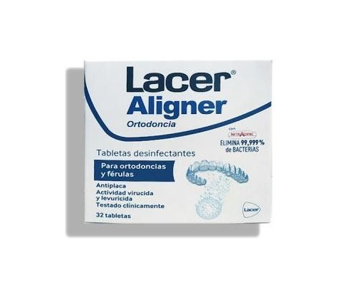 Lacer aligner tabletas desinfectantes 32 tabletas