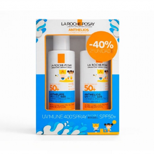 Anthelios spray invisible dermopediatrics spf50+ duplo 2 x 200 ml