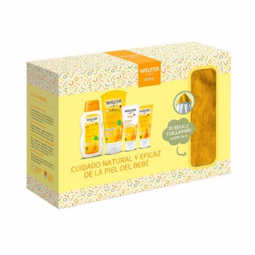Weleda baby set bienvenida toalla