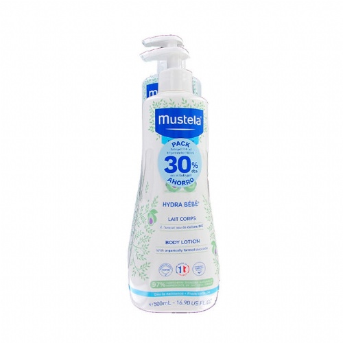 Mustela babygel 750 ml + hydra bebe 500 ml
