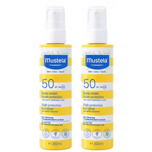 Mustela solar pack duplo spf50 spray 200 ml
