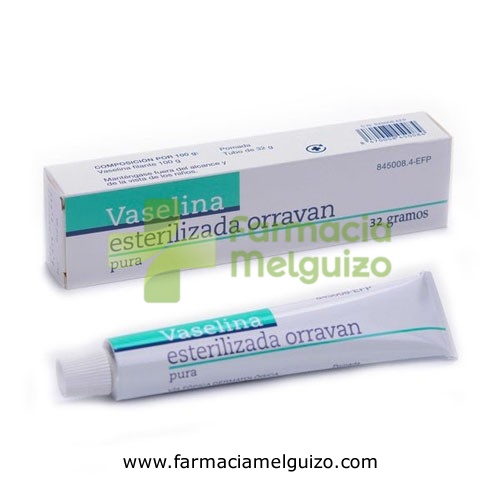 VASELINA ESTERILIZADA PURA ORRAVAN POMADA , 1 tubo de 32 g