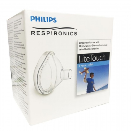 Mascarilla inhalacion lite touch diamond adulto ref 1083783 - lite touch diamond