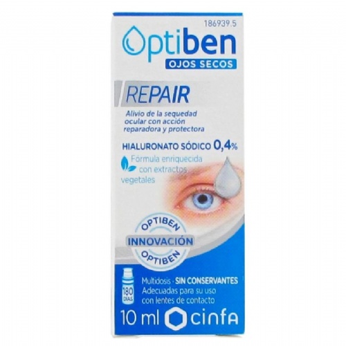 Optiben ojos secos repair (1 frasco 10 ml)
