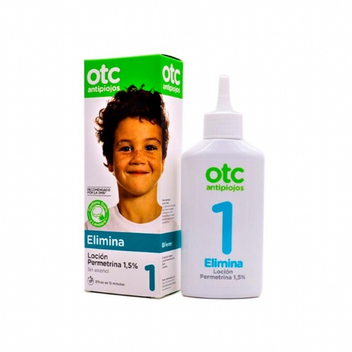 Otc antipiojos permetrina 1,5% locion - antipiojos (1 envase 200 ml)