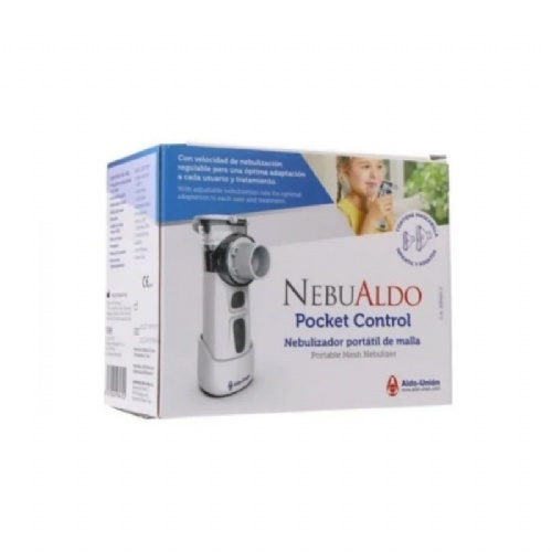 Nebulizador portatil de malla nebualdo pocket control 1 unidad - nebualdo pocket control