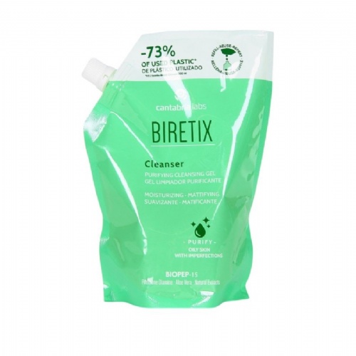 Biretix cleanser gel limpiador purificante  1 envase 400 ml refill