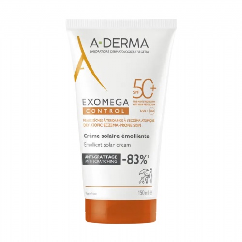 A-derma exomega control crema solar emoliente spf 50+ 1 tubo 150 ml
