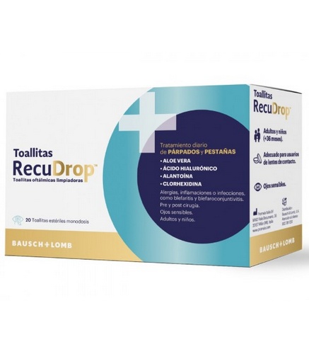 Recudrop toallitas  20 toallitas monodosis