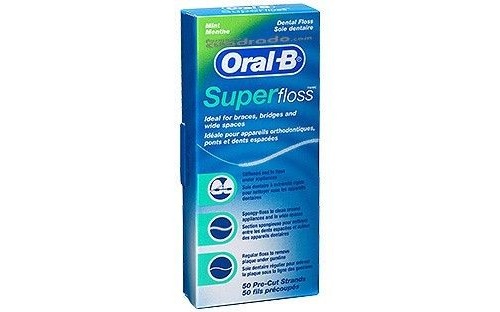 ORAL-B SUPERFLOSS - SEDA DENTAL (50 U)