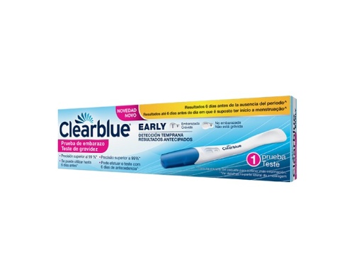 Test de embarazo ultratemprana clearblue 1 unidad - clearblue