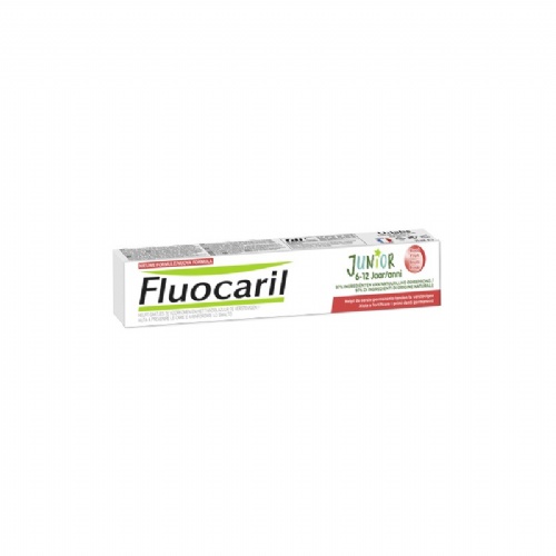 Fluocaril junior 6-12 años (1 envase 75 ml frutos rojos)