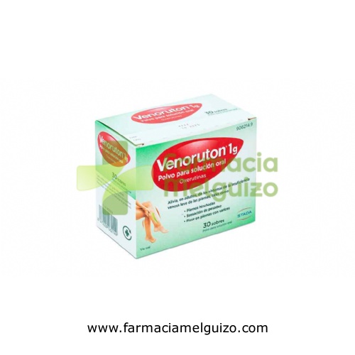VENORUTON OXERUTINAS 1 G POLVO PARA SOLUCION ORAL, 30 sobres