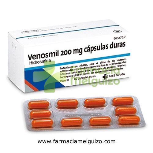 VENOSMIL 200 mg CAPSULAS , 60 cápsulas