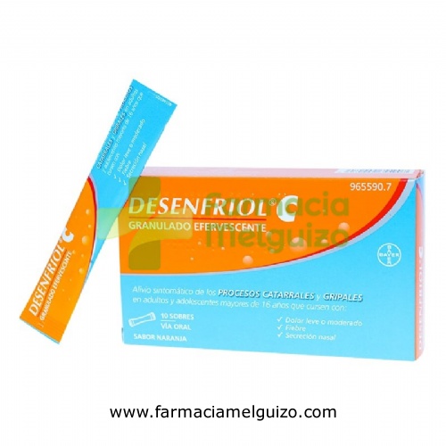 DESENFRIOL C GRANULADO EFERVESCENTE , 10 sobres