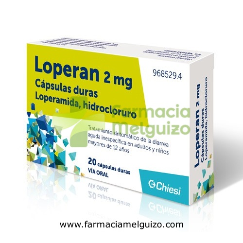 LOPERAN 2 mg CAPSULAS DURAS , 20 cápsulas