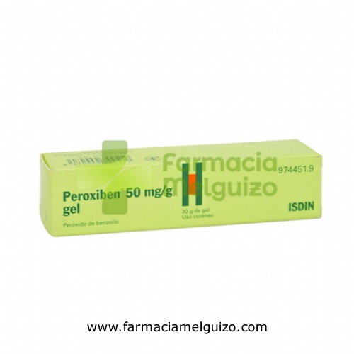 PEROXIBEN  50 mg/g GEL, 1 tubo de 30 g