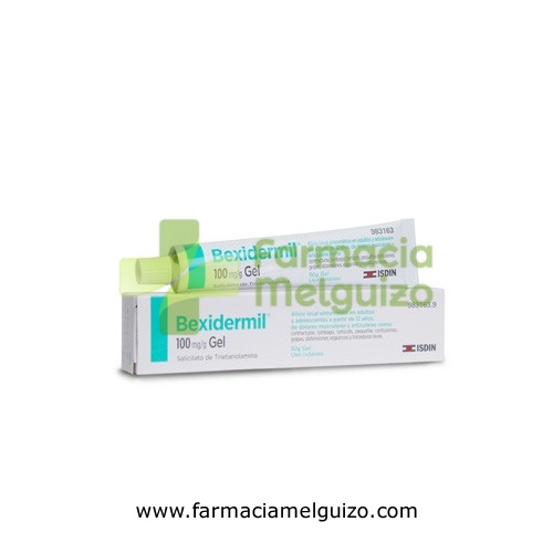 BEXIDERMIL 100 mg/g GEL , 1 tubo de 50 g
