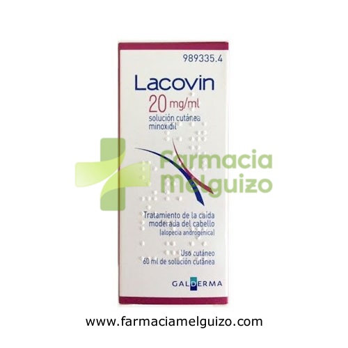 LACOVIN 20 mg/ml SOLUCIÓN CUTÁNEA , 1 frasco de 60 ml