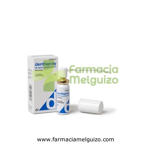 DENTISPRAY 50 mg/ml  SOLUCION DENTAL , 1 frasco de 5 ml