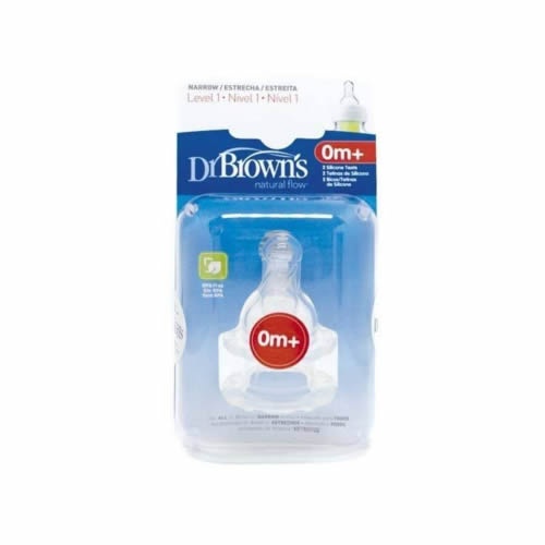 TETINA SILICONA - DR BROWN´S NATURAL FLOW STANDARD (RECIEN NACIDO N1 3 U)