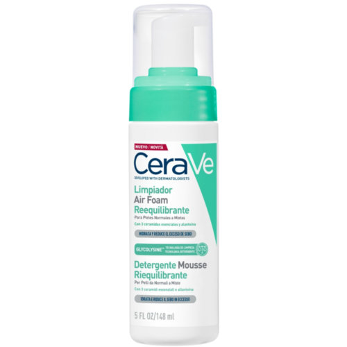Cerave limpiador air foam reequilibrante 148 ml
