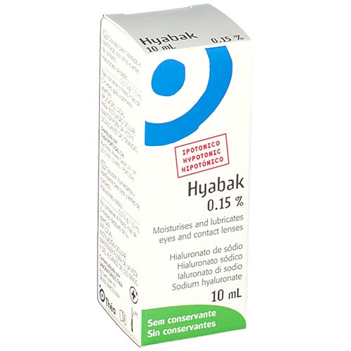 HYABAK 0.15% - SOLUCION HIDRATANTE LENTES DE CONTACTO (10 ML)