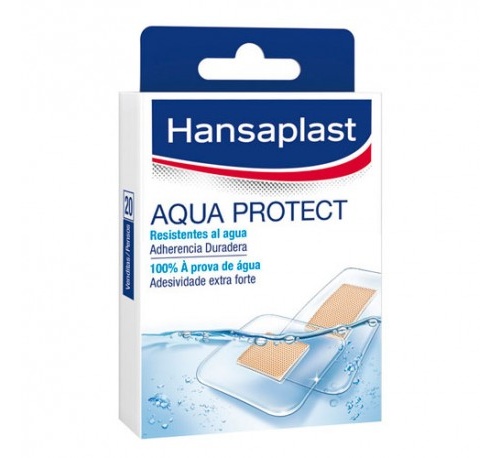 Hansaplast aqua protect - aposito adhesivo (surtido 20 unidades)