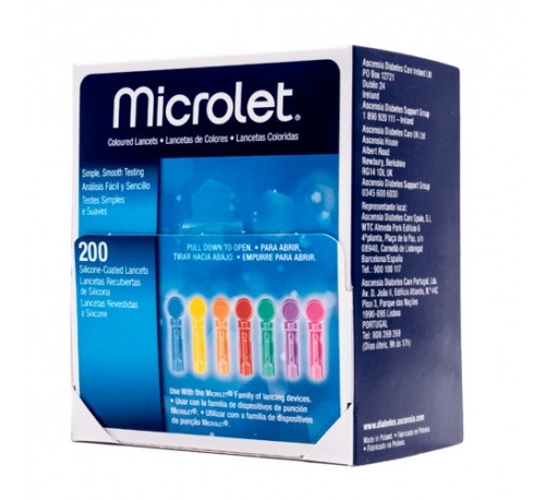 Microlet lancetas (200 u)