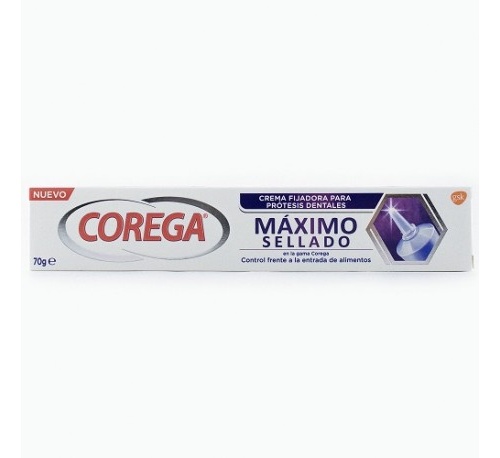 Corega max fijacion + sellado - adhesivo protesis dental (1 envase 70 g)