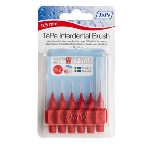 CEPILLO INTERDENTAL - TEPE (0.5 MM ROJO)