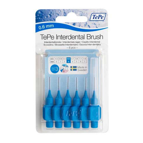 CEPILLO INTERDENTAL - TEPE (0.6 MM AZUL)
