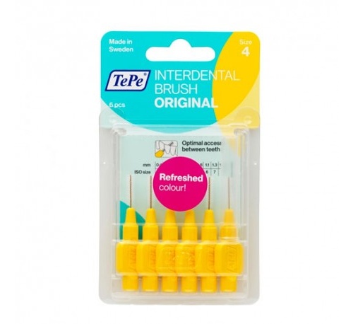 CEPILLO INTERDENTAL - TEPE (0.7 MM AMARILLO)