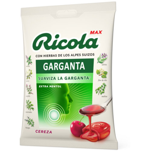 Ricola max garganta cereza