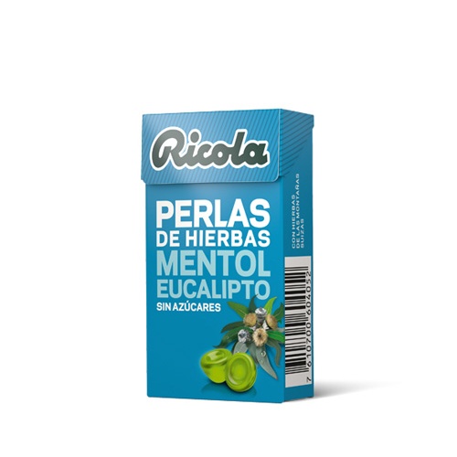 Ricola perlas mentol-eucaliptus sin azucar