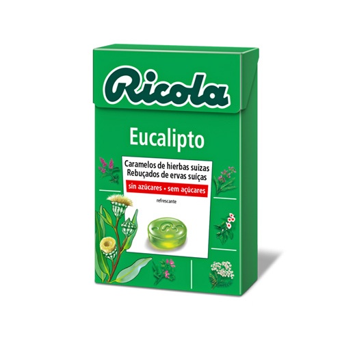 Ricola caramelos eucalipto s/a 50 g.