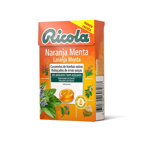 Ricola caramelos naranja menta s/a 50 g