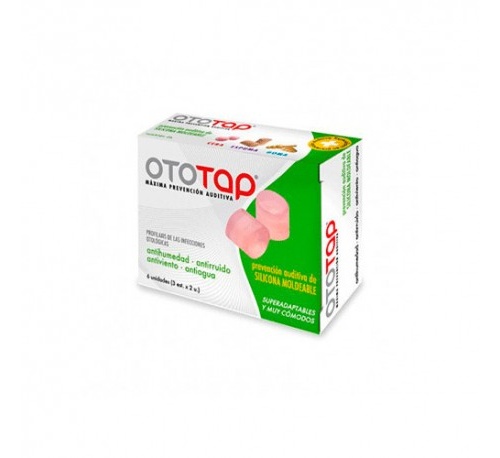 TAPONES OIDOS SILICONA - OTOTAP (6 U)