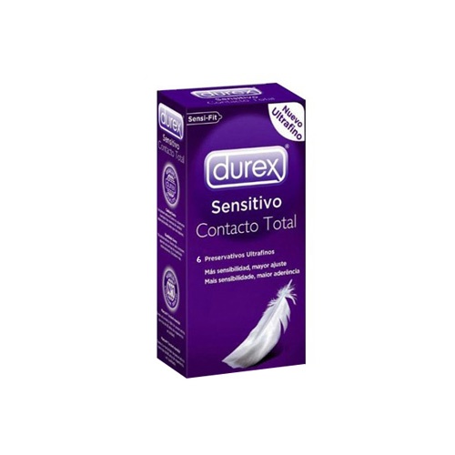 DUREX SENSITIVO CONTACTO TOTAL - PRESERVATIVOS (6 U)