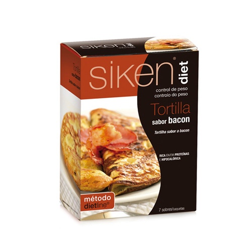 SIKEN DIET TORTILLA DE BACON (24.5 G 7 SOBRES)