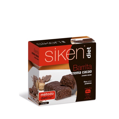 SIKEN DIET BARRITA CACAO (5 BAR 36 G)