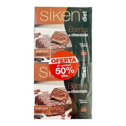 Sikendiet barritas chocolate 2º unidad 50%