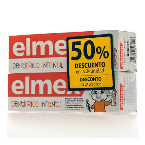 Elmex ac dentifrico infantil (pack 50 ml 2 envases)