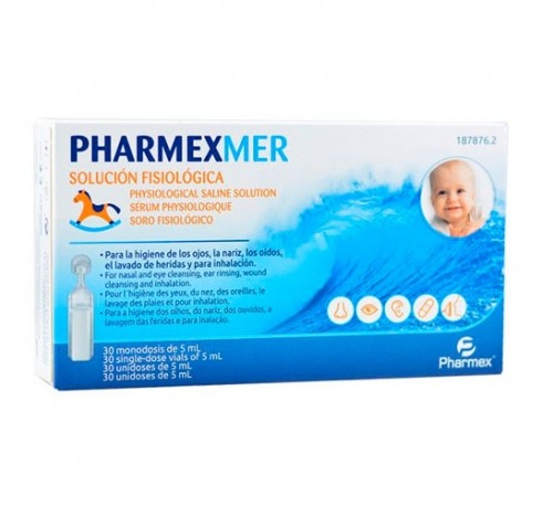 Pharmexmer solucion fisiologica 30 unidades 5 ml